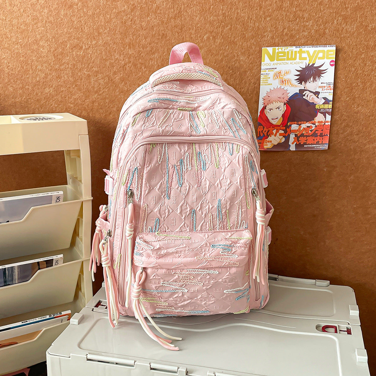 Stylische strukturierte Rückenpackung