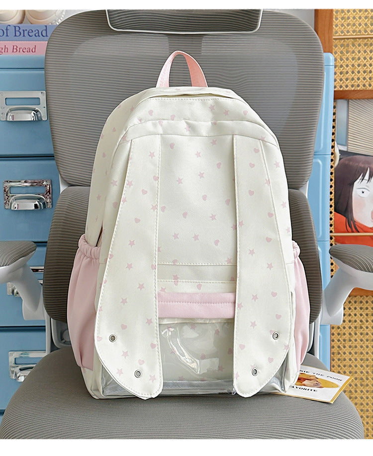 Bequemer schulrucksack mit sternenmotiven Brehn