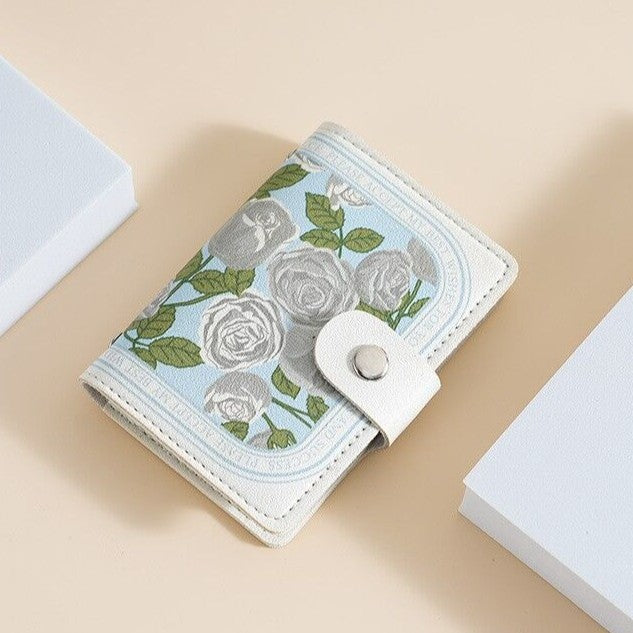 Florales Design Kompaktgeldbeutel Brehn