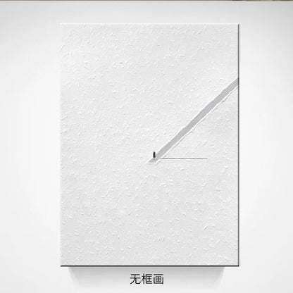 Minimalistische Texturierte Relief Leinwandkunst