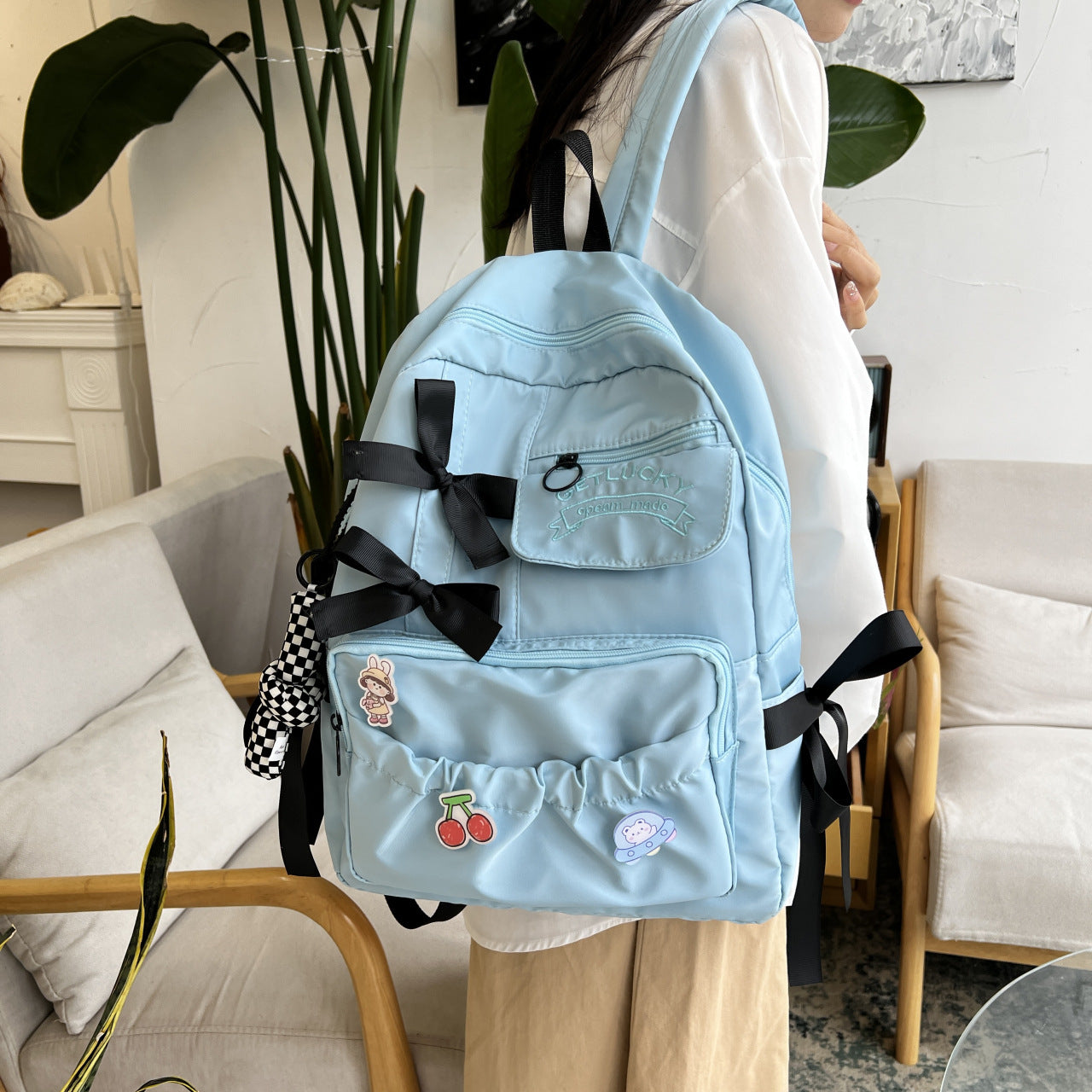 Verspielter Strukturierter Rucksack