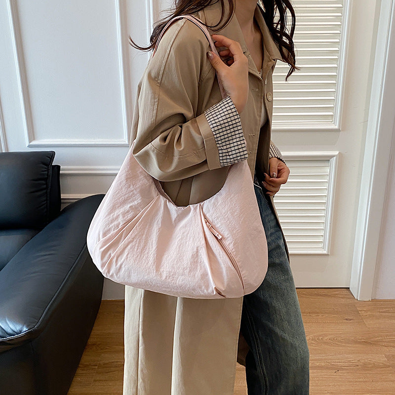 WoStylish Schlabberiger Hobo Bag Brehn