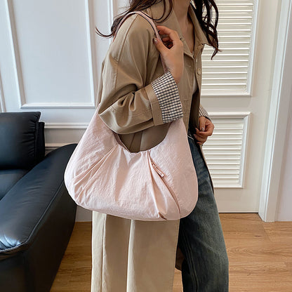 WoStylish Schlabberiger Hobo Bag Brehn