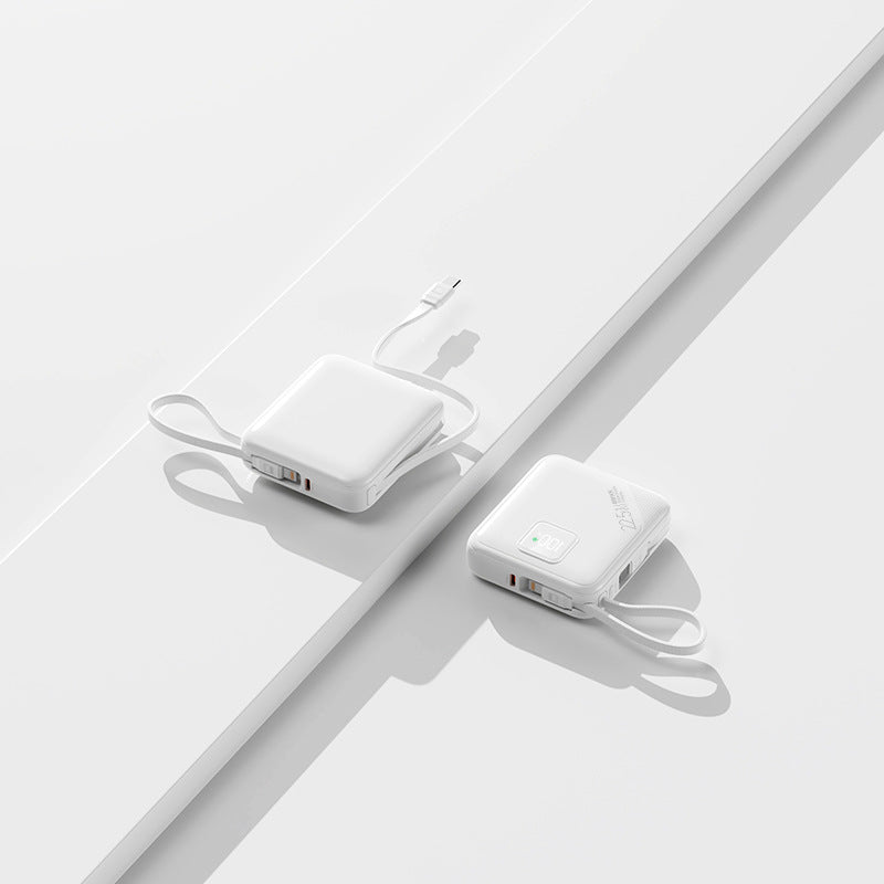 Tragbare Powerbank mit Integrierten Schnellladeanschlüssen und Digitaler Ladestandanzeige Brehn