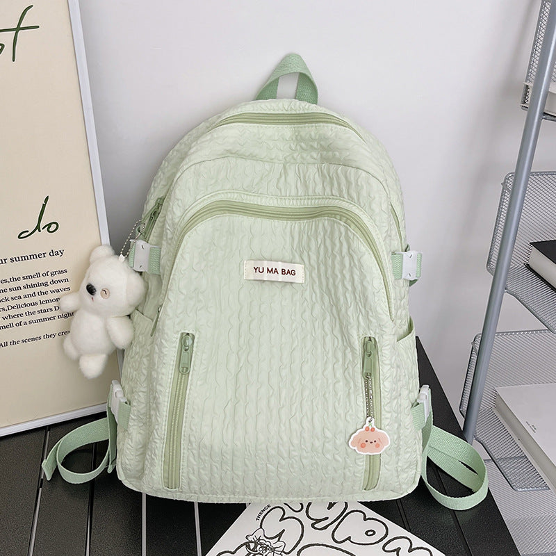 Strukturierte Mehrfachfach-Rucksack