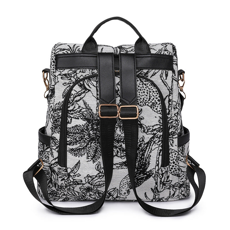 Blumenmuster Vielseitiger Rucksack Brehn