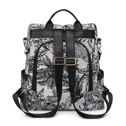 Blumenmuster Vielseitiger Rucksack Brehn