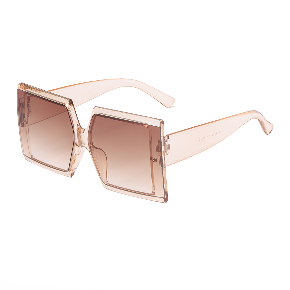 Damen oversized Sonnenbrille mit trendigem Leoprint Brehn