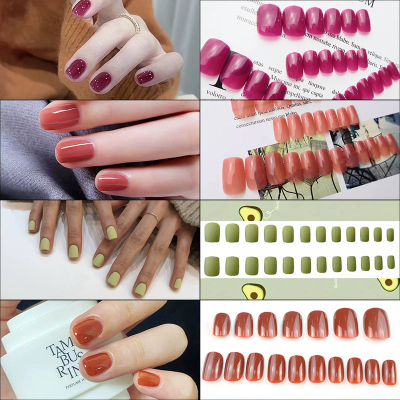 Stylisches Press-On Nagelset mit eleganten Akzenten Brehn