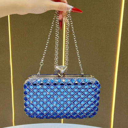 Kristallbesetzte Abend-Clutch