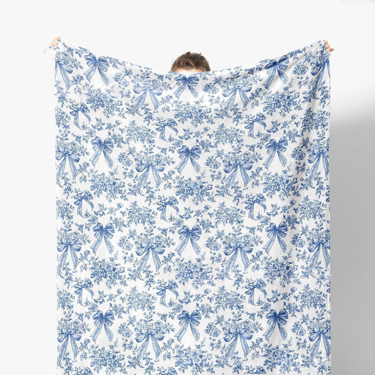 Künstlerisch von Schmetterlingen inspirierte Fleecedecke