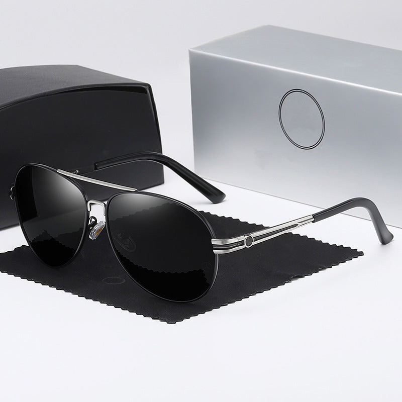 Damen elegante Sonnenbrille mit schmalem Rahmen und UV-Schutz Brehn