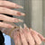 Floral Ombre Press-On Nagelset Brehn
