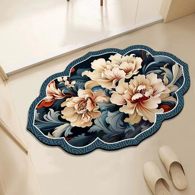 Floral Dekorativer Bereichsteppich Brehn