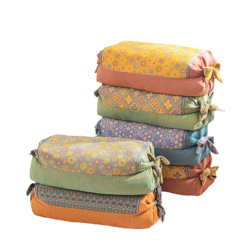 Damen Dekorative Nackenrolle mit floralem Muster Brehn