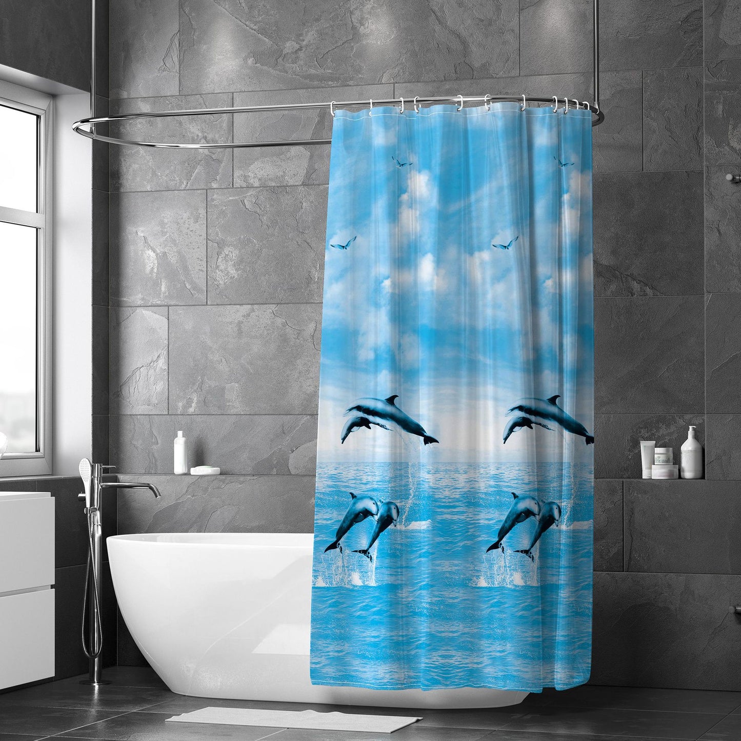 Dolphin Design Duschvorhang Brehn