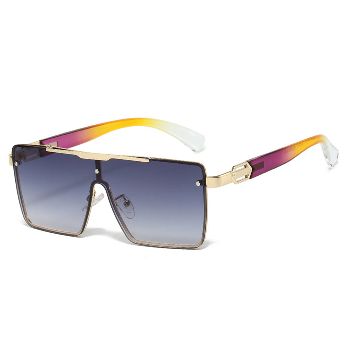 Damen Modische Oversized-Sonnenbrille im exklusiven Schildpatt-Design Brehn