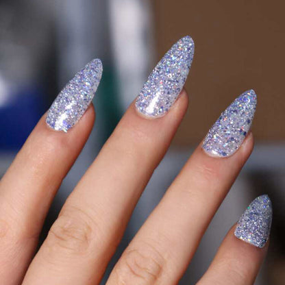 Glitzerndes Stiletto Press-On Nagel Set Brehn