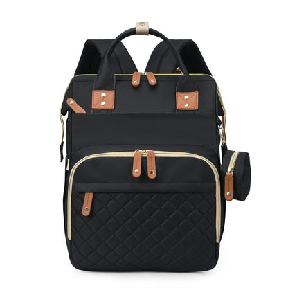 Vielseitiger Mehrfach-Taschen Stepp-Rucksack Brehn