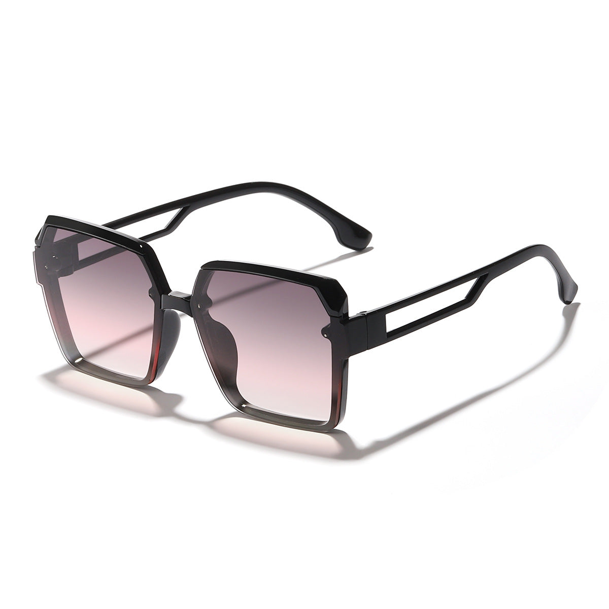 Damen oversized Sonnenbrille mit trendigem, transparentem Design Brehn