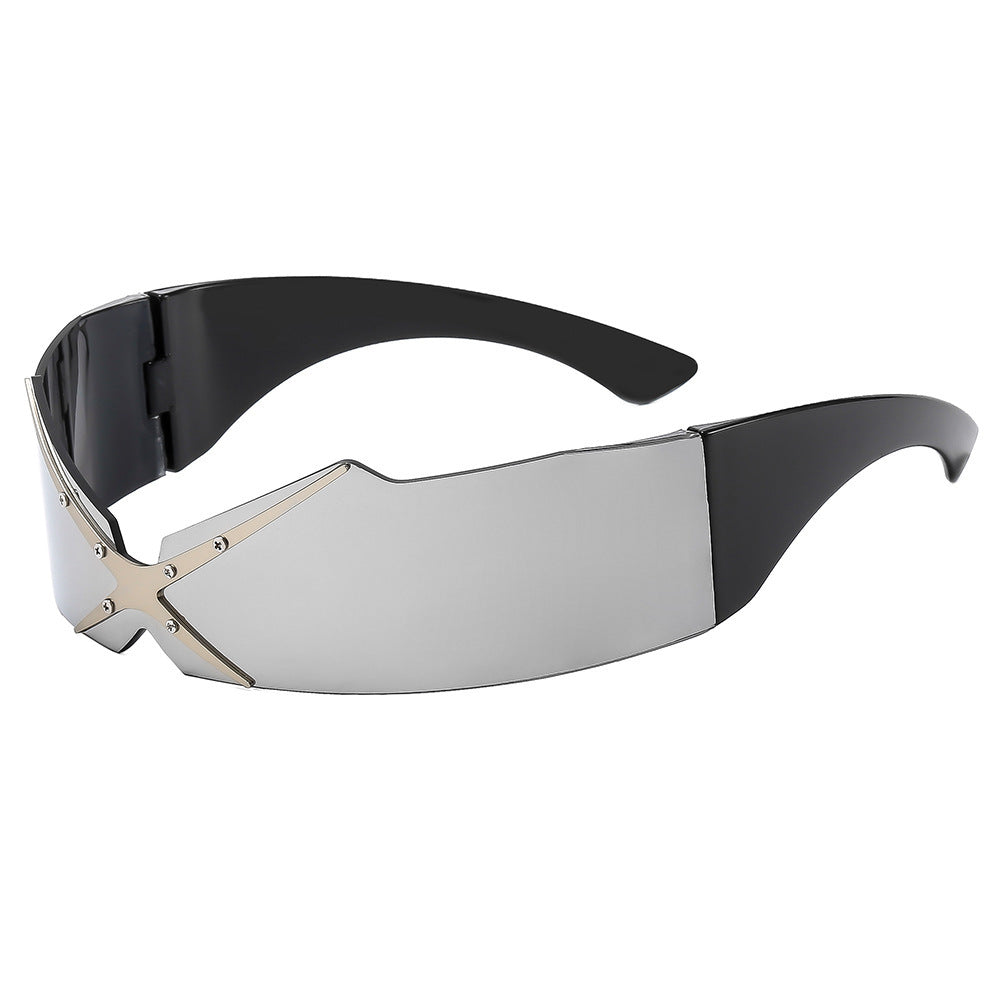 Damen futuristische Sportsonnenbrille Brehn