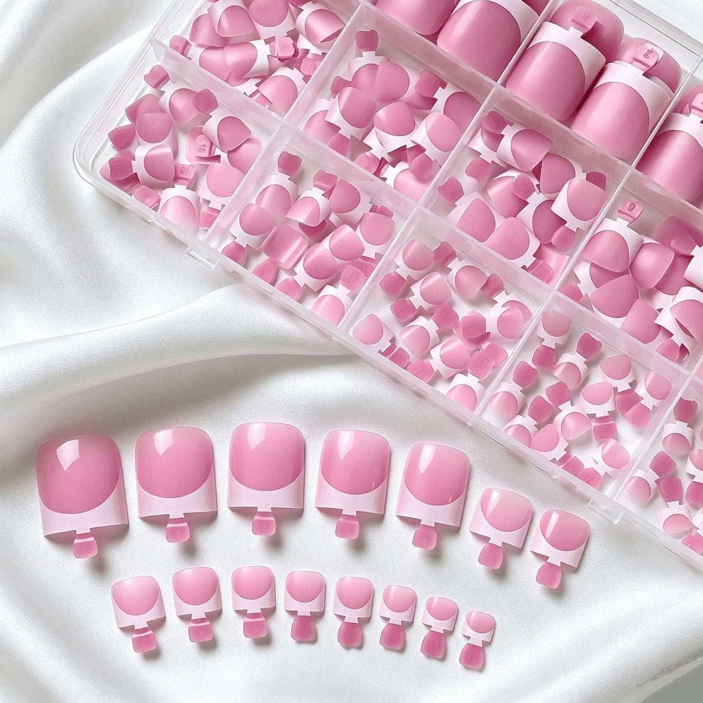 Premium Französisches Tip Kunstnagelset Brehn