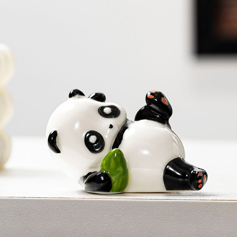 Niedlicher Panda Dekorationsfigur Brehn