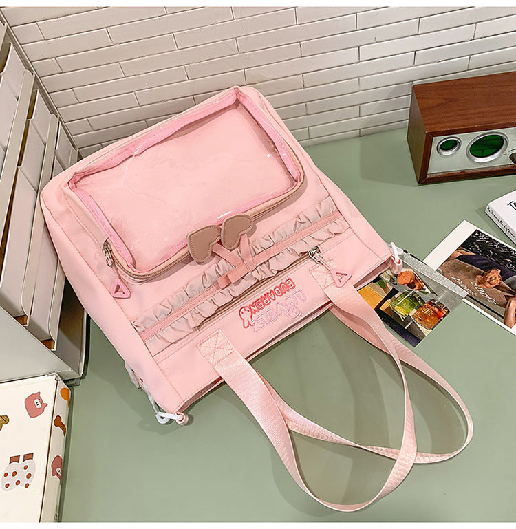 Transparenter Fronttasche Freizeit Rucksack Brehn