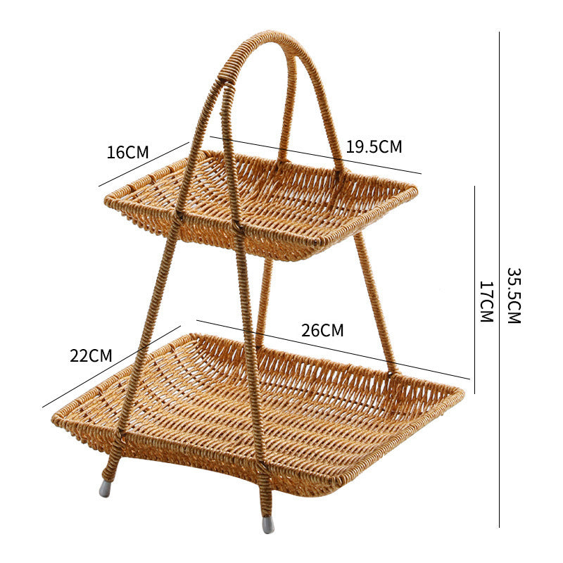 Handgefertigter Rattan Aufbewahrungskorb Brehn
