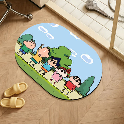 Plüsch Badezimmer Bodenmatte
