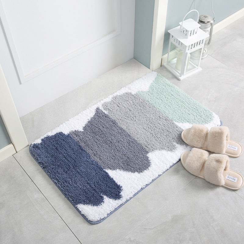 Plüsch Badezimmer Teppich Set