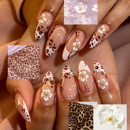 Blumen Design Press-On Nagel Tipps Brehn
