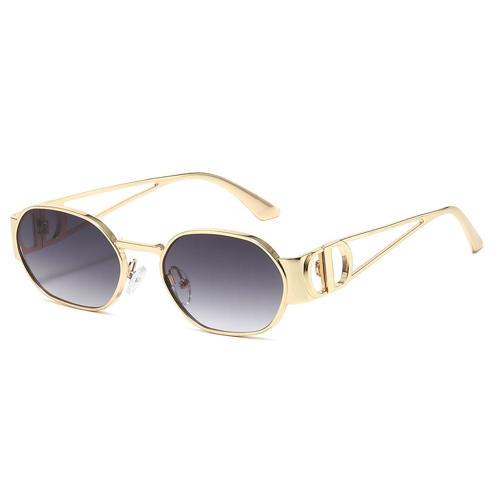 Moderne elegante ovale Sonnenbrillen Brehn