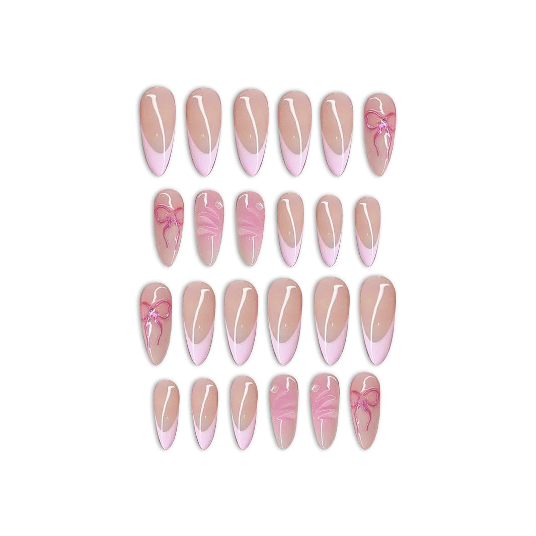 Premium Künstlicher Stiletto Press-On Nagelset Brehn