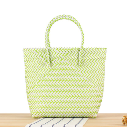 Geflochtene Einkaufs- und Strandtasche Brehn