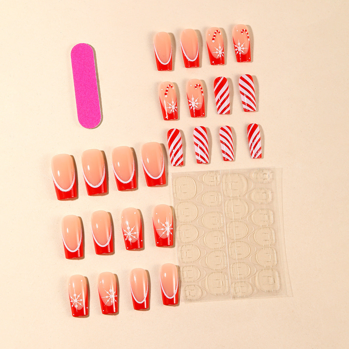 Festliches Saisonales Nagelkunstset Brehn