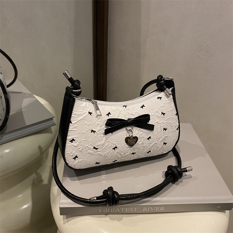 Charmante mit Schleifenverzierung Handtasche Brehn