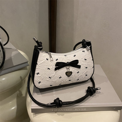 Charmante mit Schleifenverzierung Handtasche Brehn