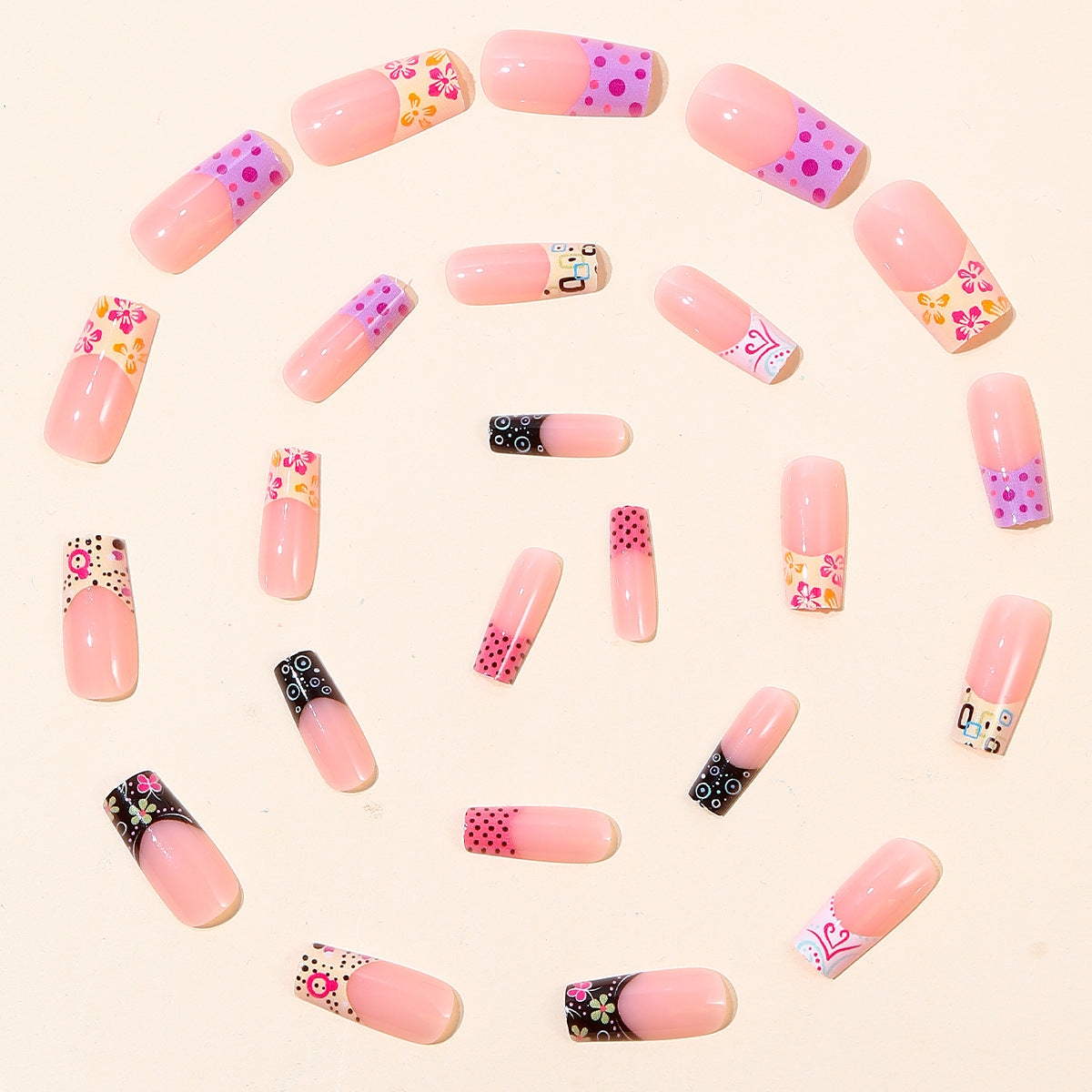 Künstlerische Acryl Nageldesigns Brehn