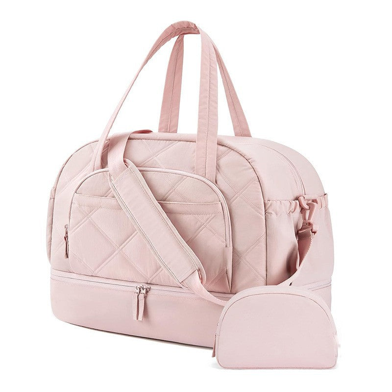 Multifunktionale Quilted Reisetasche mit Abnehmbarem Kosmetikbeutel Brehn