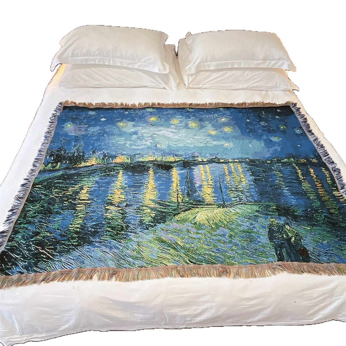 Vintage Wandteppich Wurfdecke