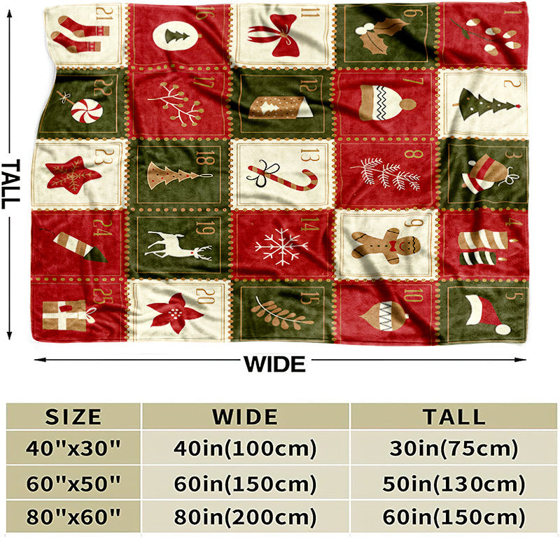 Festliches Thema Wurfdecke