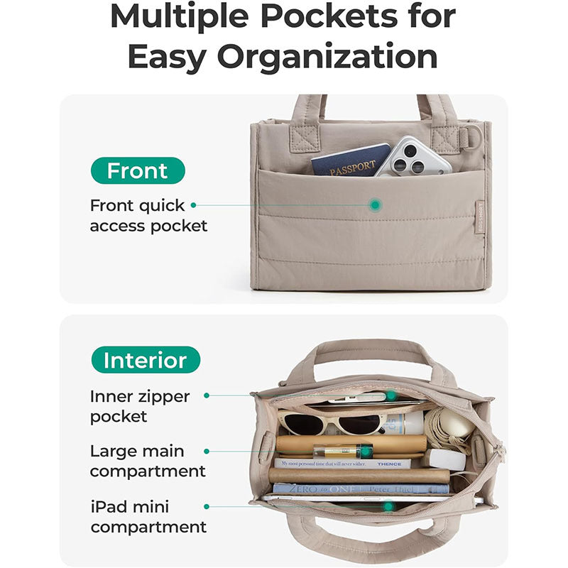 Kompakte Multifunktions-Handtasche Brehn