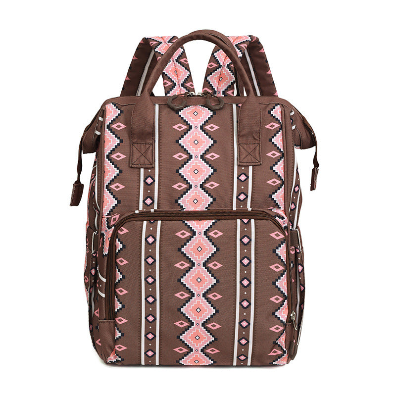 Geometrisch gemusterten Reise-Rucksack