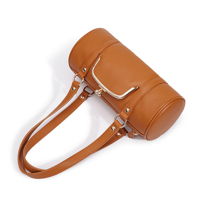 Modische Leder-Handtasche Brehn