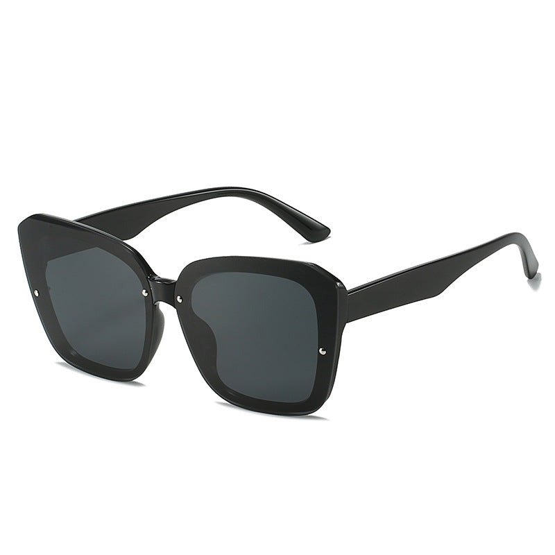 Damen oversized quadratische Sonnenbrille mit anspruchsvollem Rahmen Brehn