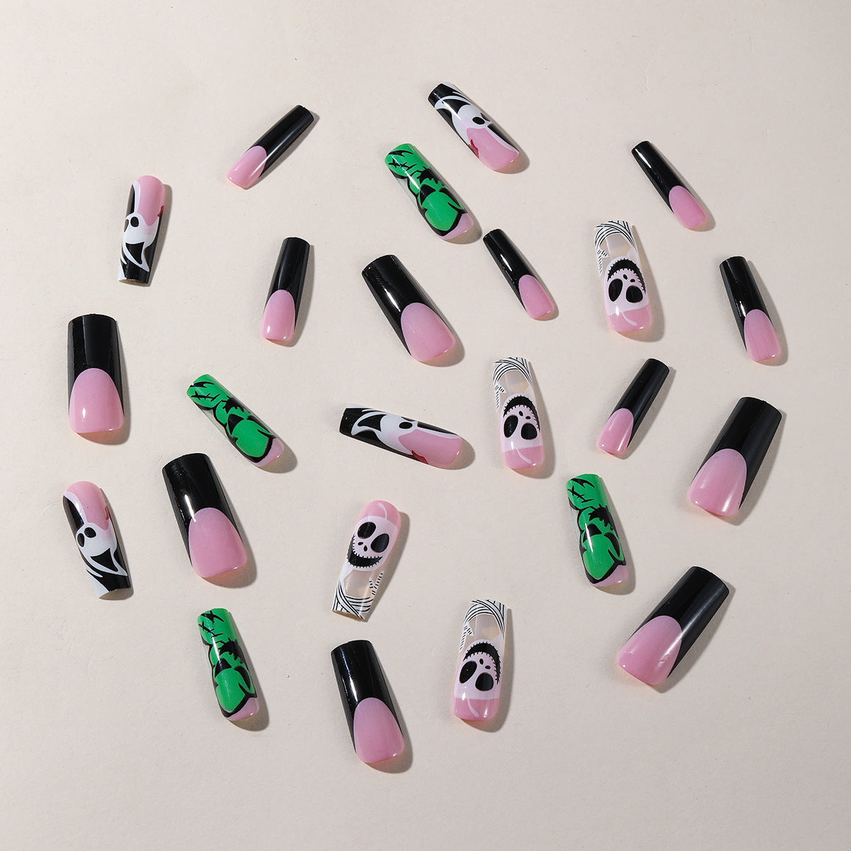 Verspielt Totenkopf Kunst Nagelverlängerungen Brehn