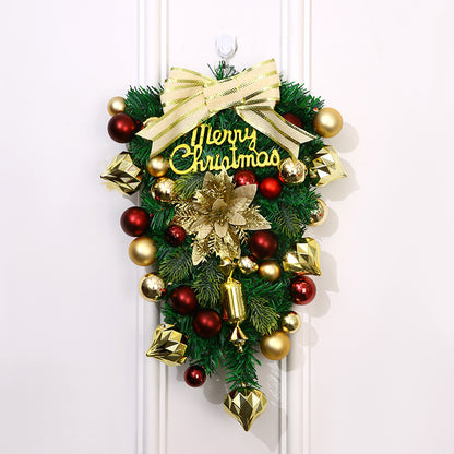 Festliche Weihnachtskranz Dekoration Brehn