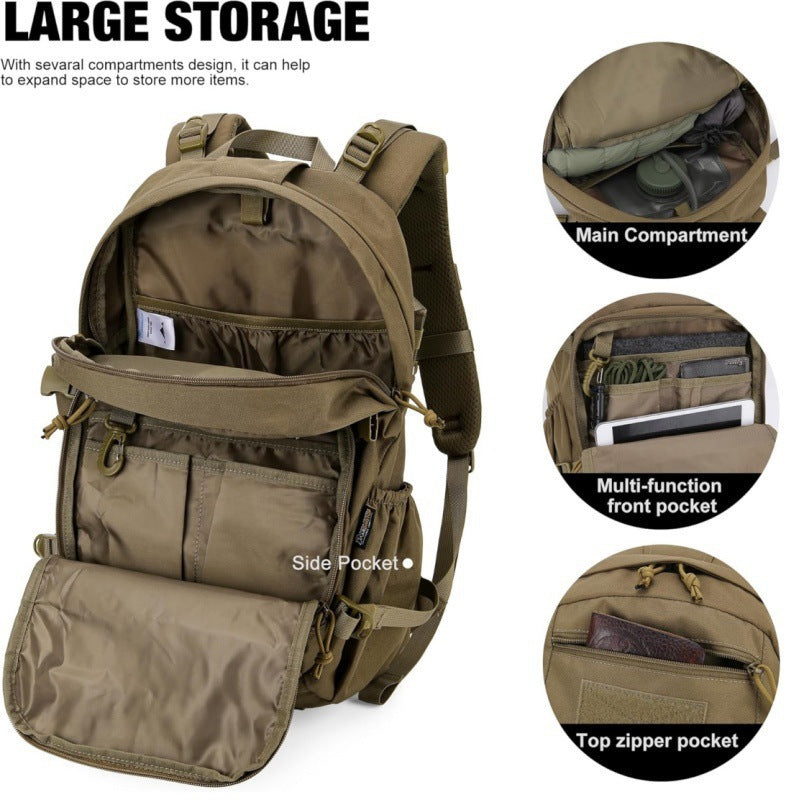 Taktischer Rucksack mit Modularen Erweiterungsmöglichkeiten Brehn