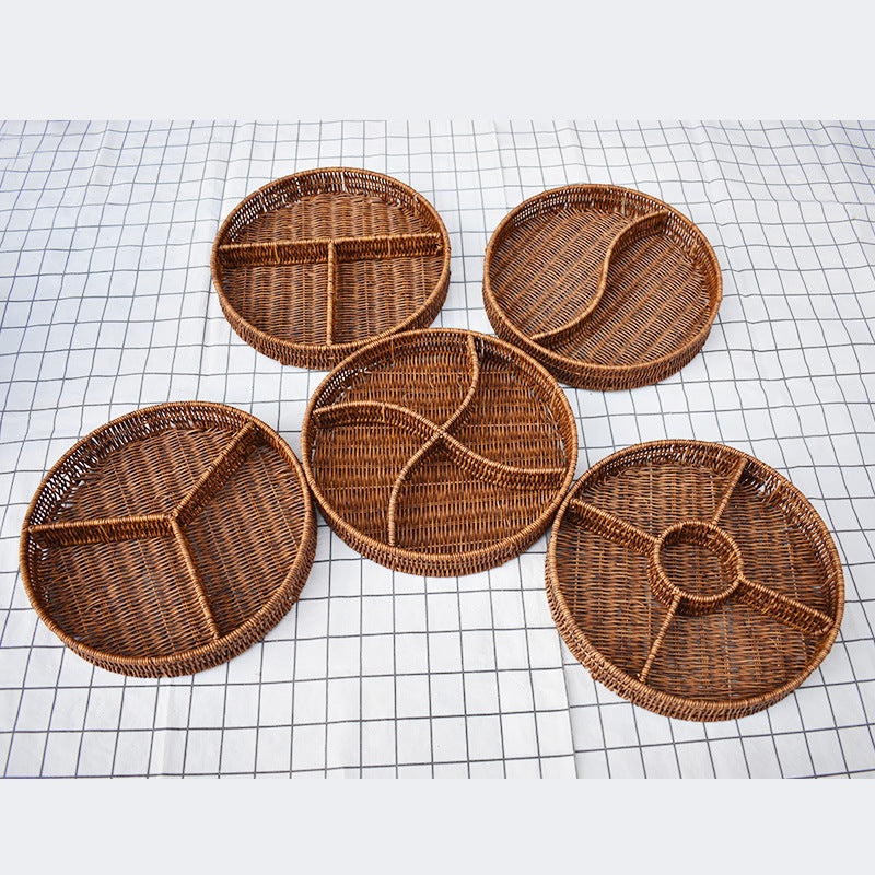 Artisan Woven Serving Platter Brehn